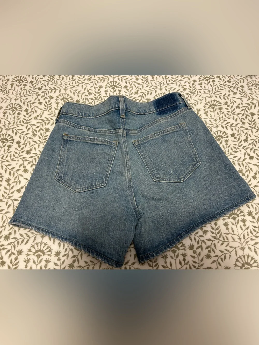 Abercrombie High Rise Dad Short Light Wash 27 - Picture 3 of 4